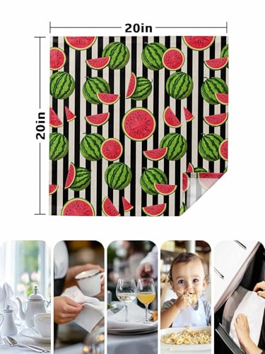 Servilletas de tela Watermelon set x4 50.5x50.5 cm miniatura 7