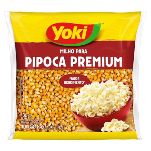Milho para Pipoca Tipo 1 Yoki Premium Pacote 400g