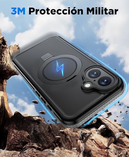 Funda acuática iPhone 16 para deportes extremos y aventura con imán Beeasy 4