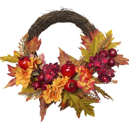 Fall Wreaths for Front Door 20 Inch Autumn Wreaths for Thanksgivi...
