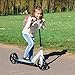 HOMCOM Patinete para Niños y Adultos Scooter Plegable Plegable Manillar Ajustable Marco...