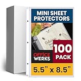 Heavyweight Clear Mini Sheet Protectors, 5.5