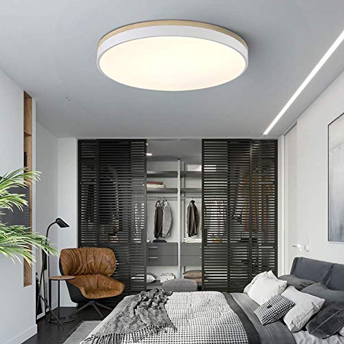 Lámpara de techo acrílica regulable de 18W con 1500Lm y montaje empotrado para iluminar con estilo 6