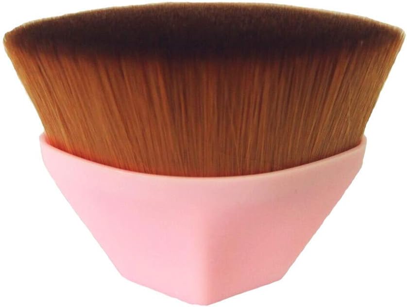 Makeup Brushes Magic Brush Seamless Foundation Brush Hexagon Single Diamond Makeup Brush Blending Face Powder Blush Eyeshadow Makeup Brush (Color : Pink)