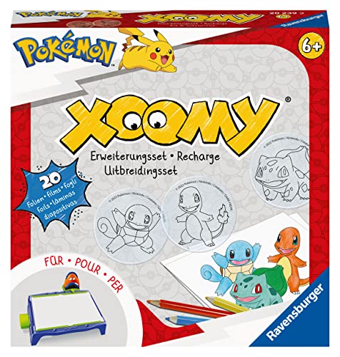 Ravensburger – Xoomy – Pokémon – Recharge dessins – Machine à dessiner – Loisir créatif – Dessin – Zoom – Activité détente et créative – Dès 6 ans – 20239