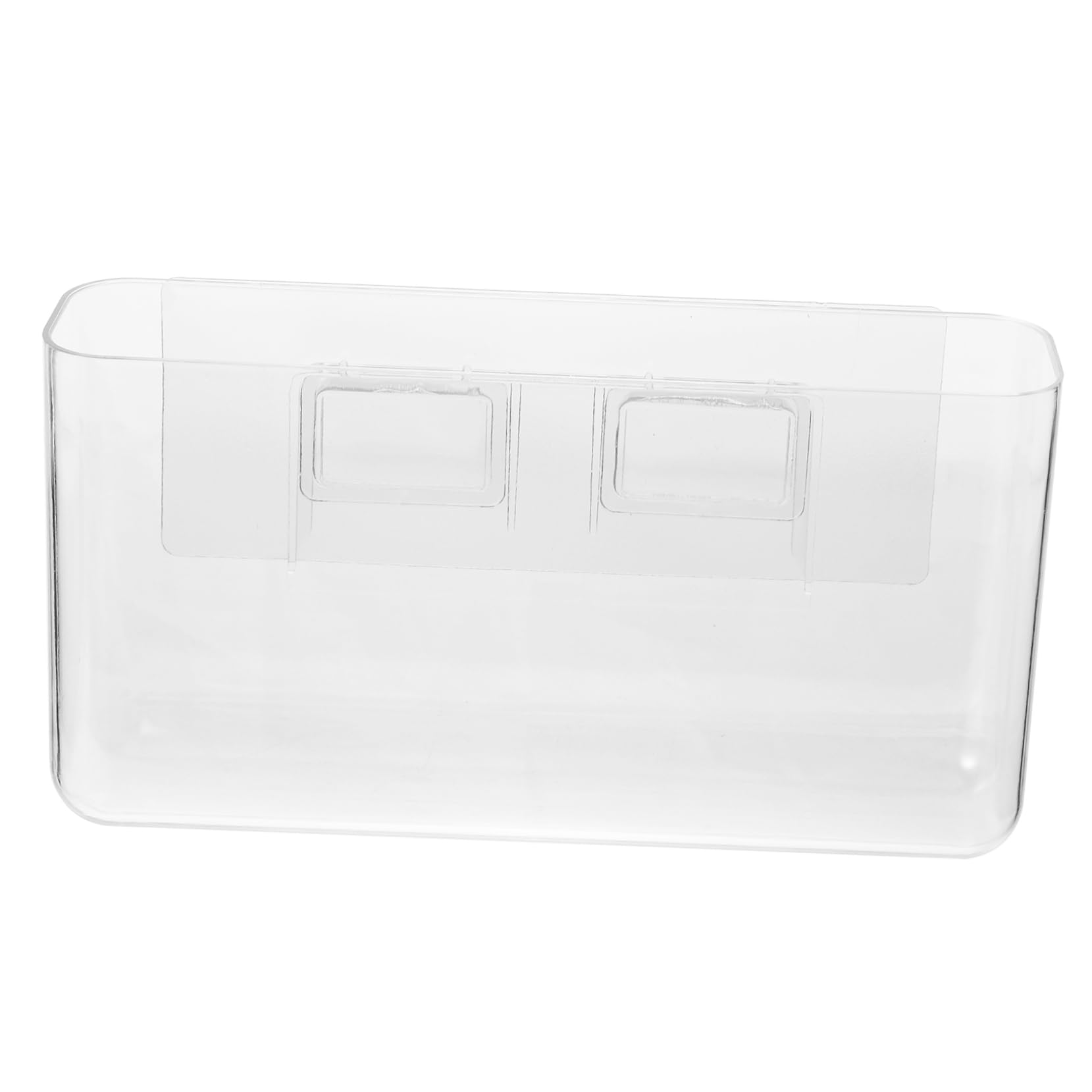 NUOBESTY Wall-mounted Mail Holder Storage Box Remoter Container Adhesive Remote Control Holder Easy Maintenance Sticker Included