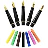 Mont Marte Calligraphy Set, 32 Piece. Includes Calligraphy Pens, Calligraphy Nibs, Ink Cartridges, Introduction Booklet and Exercise Booklet, Packaging May Vary