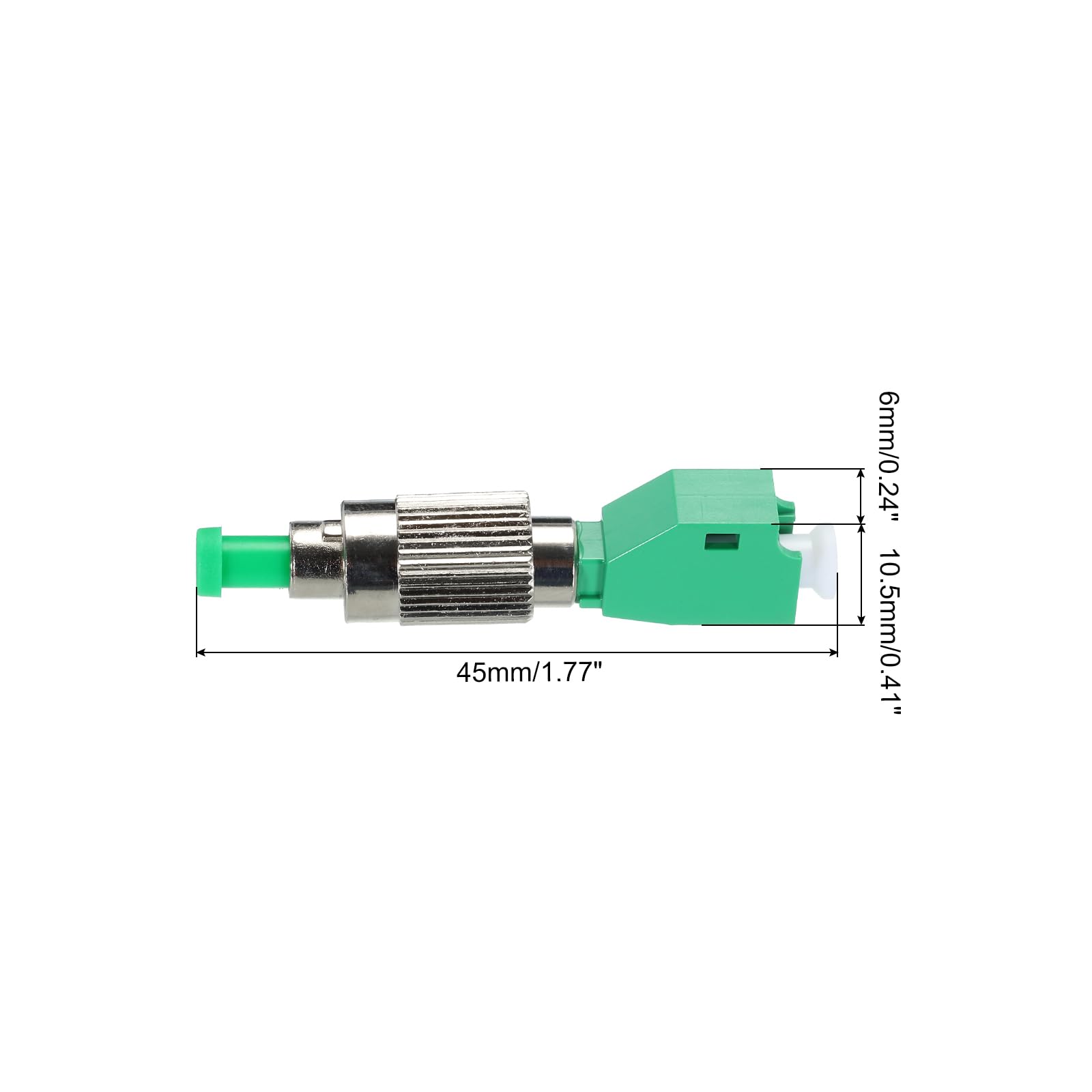 2 Adattatori Fibra Ottica QUARKZMAN – Convertitore FC/UPC Maschio A LC/APC Femmina, Singola Modalità, Dimensioni 47x10x9 Mm, Bassa Perdita Di Inserzione (<0.2 DB), Per Reti E Telecomunicazioni