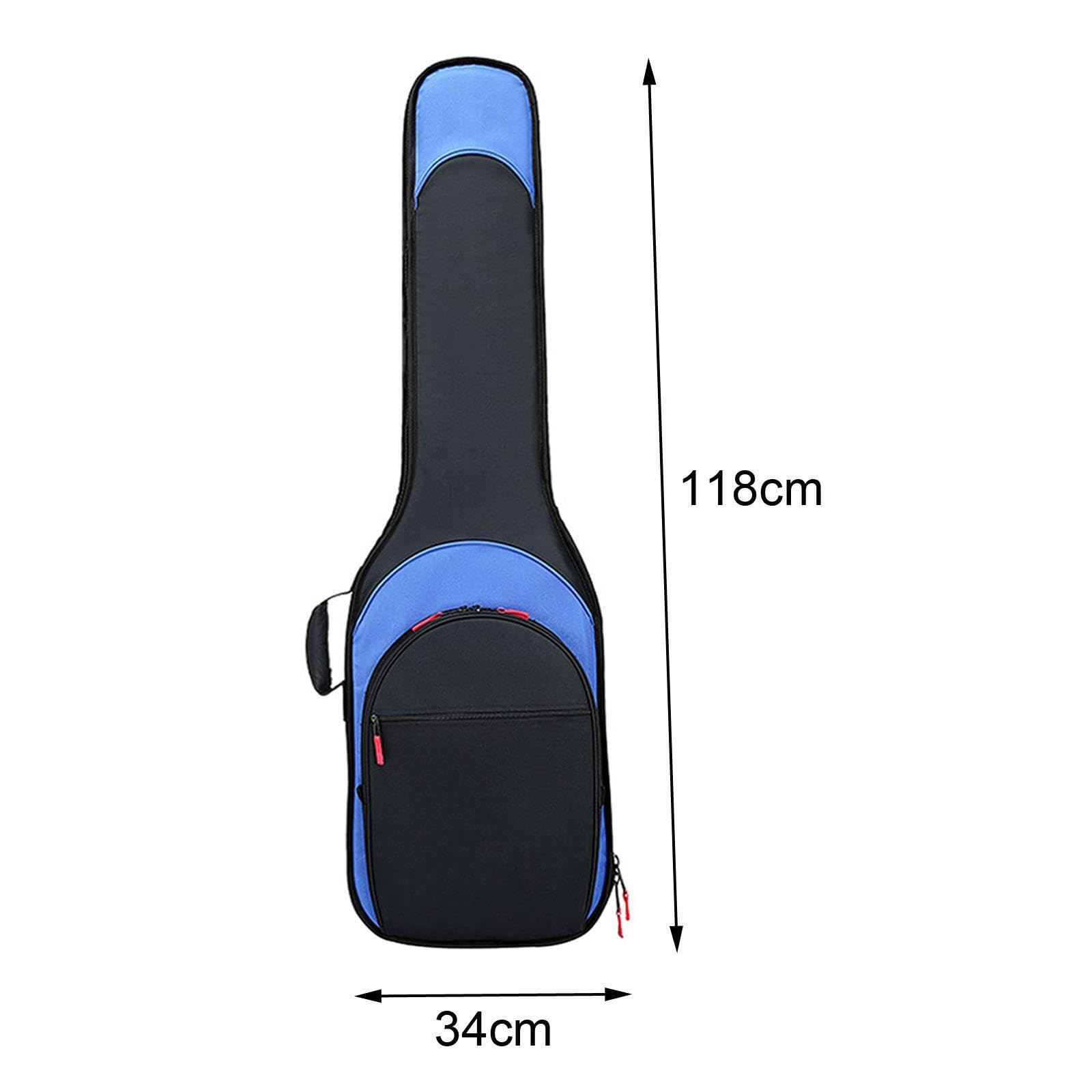 Bolsa Resistente para Guitarra eléctrica Profesional, bajo, Resistente al Agua y Estuche de Transporte