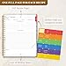 LuBudingJoy Blank Recipe Notebook to Write in Your Own Recipes, Full Page Sprial Hardcover Personal Recipe Organise, Recipe Journal Hold 140 Recipes (Black)