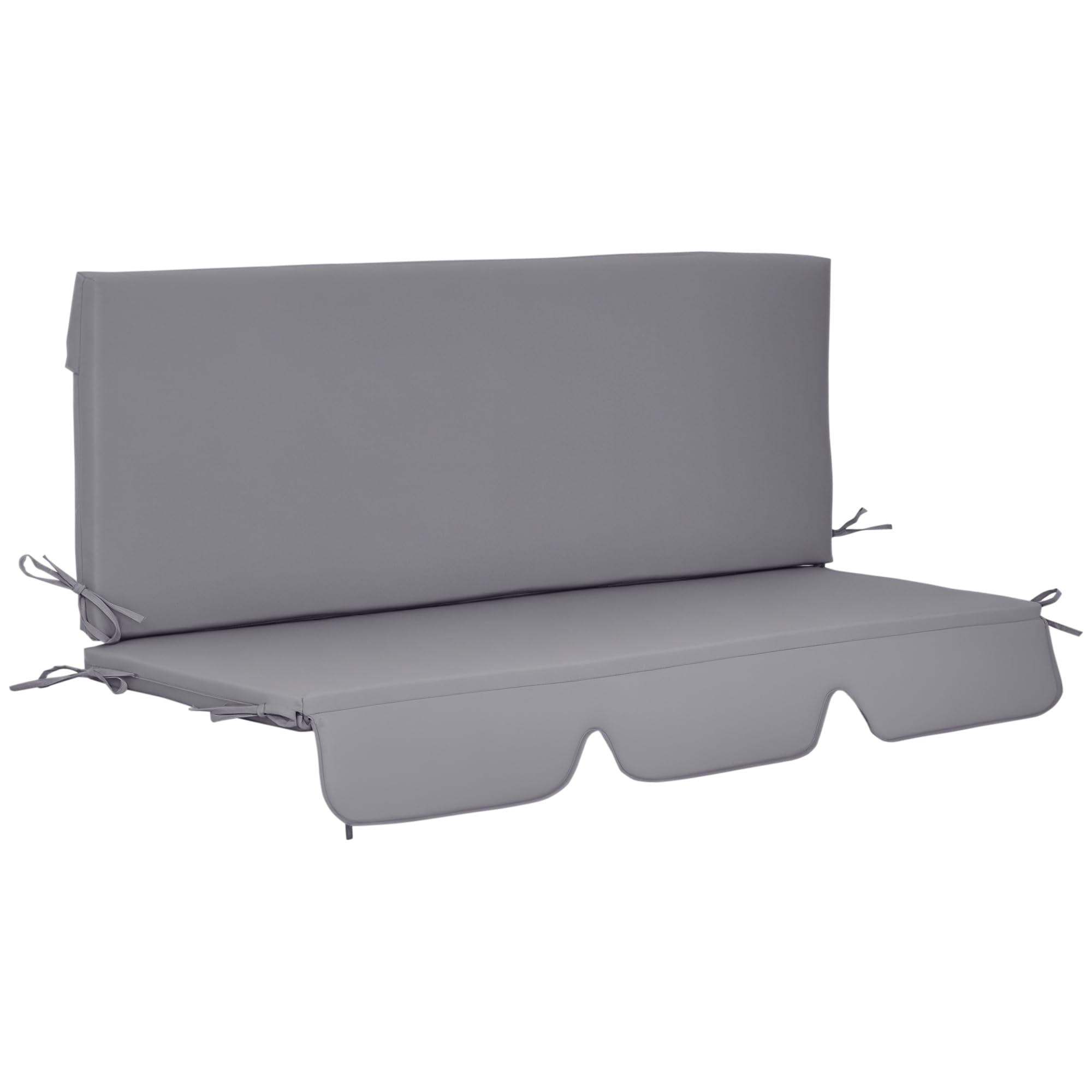 Cuscino per panca lunga, 180 x 35 x 5 cm, per interni ed esterni, per panca a 2 o 3 posti, impermeabile, per dondolo e sala da pranzo, verde