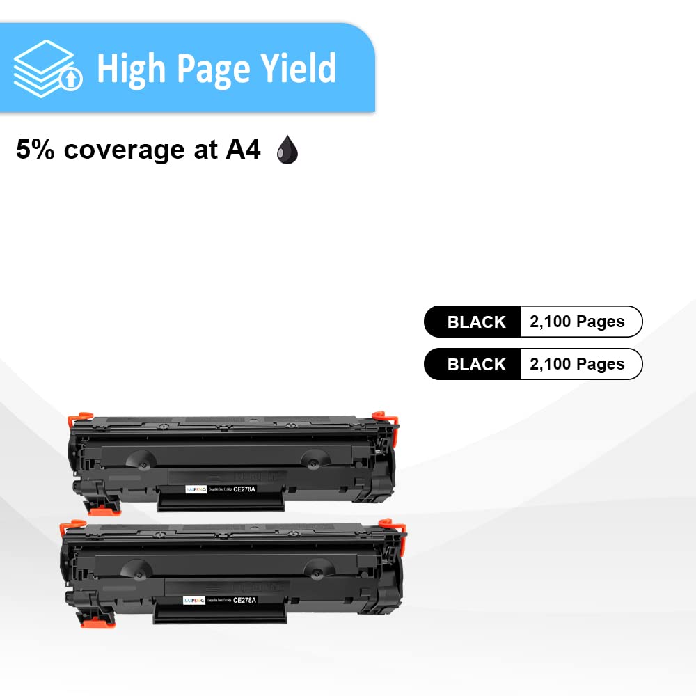GREENSKY CE278A High Yield Toner Cartridge - Compatible With HP LaserJet M1536 & Canon ImageClass Printers