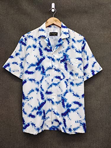 Image of DHRUVI TRENDZ Shirt for Men | Mens Casual Shirt | Men Stylish Shirt | Men Printed Shirt | Men's Regular Fit | Men Formal Shirt | Men's Solid Slim Fit