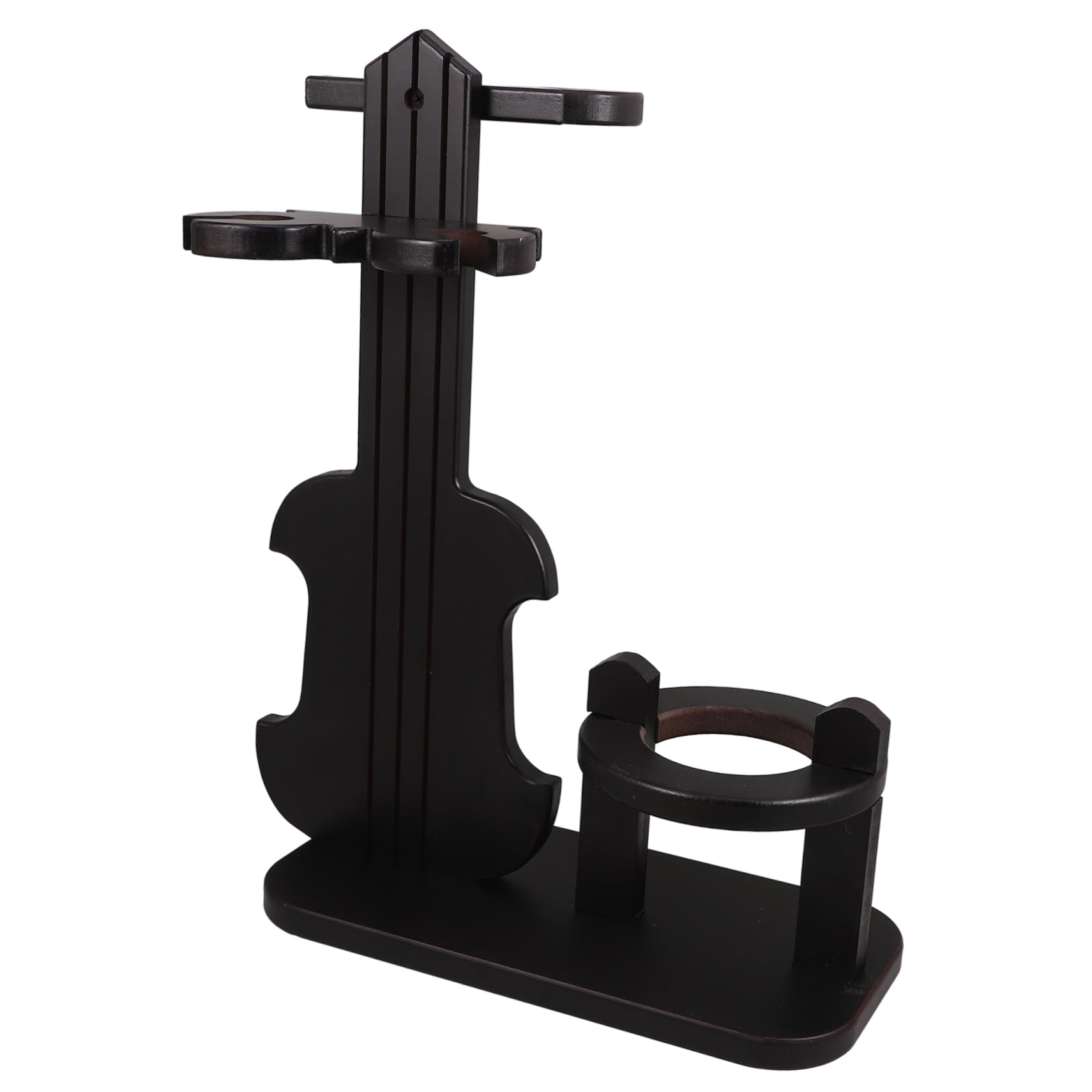 Organisateur de table violon pour bouteilles et verres de vin