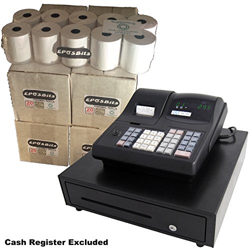 Marque rouleaux de MERLIN/Towa/Geller AX-100 ax100 Noir Caisse enregistreuse ? 80 rouleaux