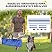 Imagen de PawHut Set de Entrenamiento de Agilidad para Perros Mascotas 4 Piezas Obstáculos Vallas de Salto con Altura Ajustable y Bolsa de Transporte para Exteriores 99x65x94 cm Azul