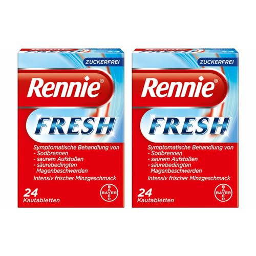 RENNIE FRESH Kautabletten Doppelpackung (2x 24St)
