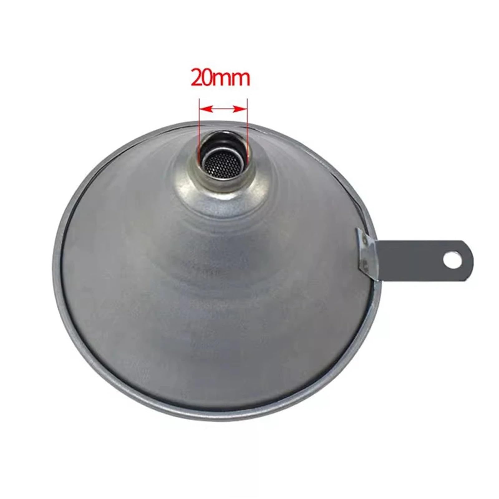[Replacement] Imbuto Universale con Filtro for Carburante for Auto e Moto, 1 Pezzo, Strumenti di Accesso Automatico Argento (630)