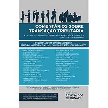 Capa do livro Comentários Sobre Transação Tributária