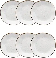 Conjunto com 6 Pratos Fundos, Oxford, 22,5cm Ryo Maresia