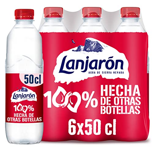 Lanjarón Agua Mineral Natural Sostenible - Pack 6 x 0,5 l