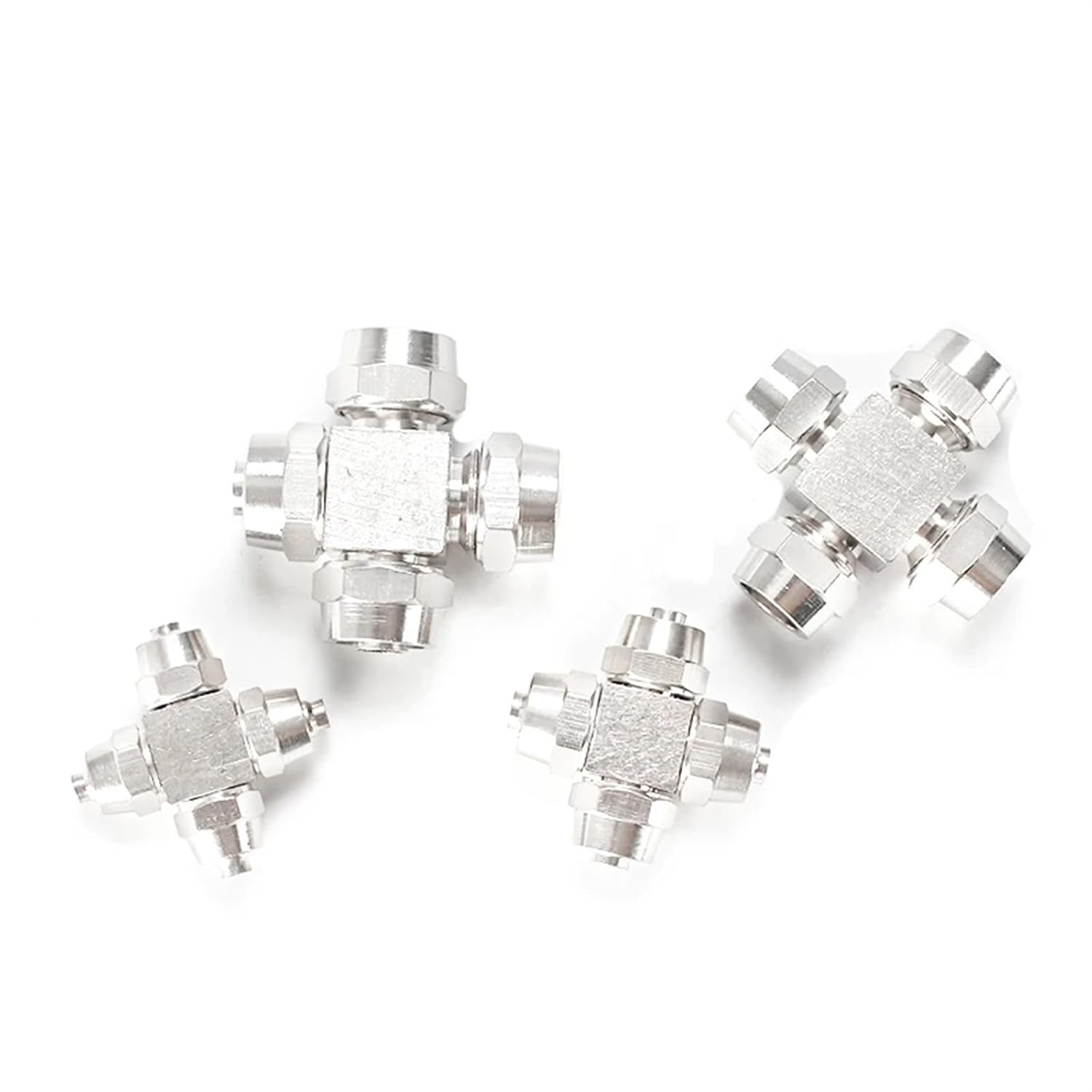 1Pcs KL-PZA6 KL-PZA8 KL-PZA10 KL-PZA12 Series Copper Nickel Plating Fittings Threaded Elbow Fitting Pneumatic Quick Connector (Color : KL-PZA8)