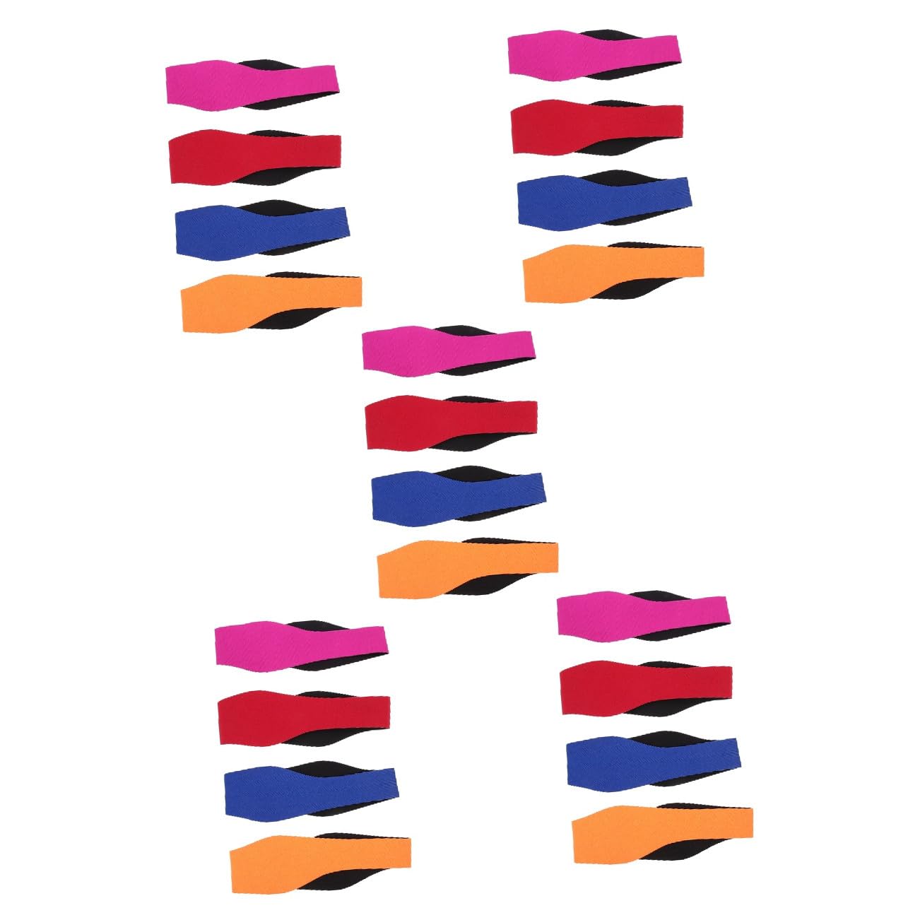 Supvox 5 Sätze Schwimmendes Stirnband Wasser Schwimmohr Für Erwachsene Ohrstöpsel Für Schwimmende Stirnband Duschen Verstellbares Schwimmohrband Ohren Neopren 4 Stück * 5