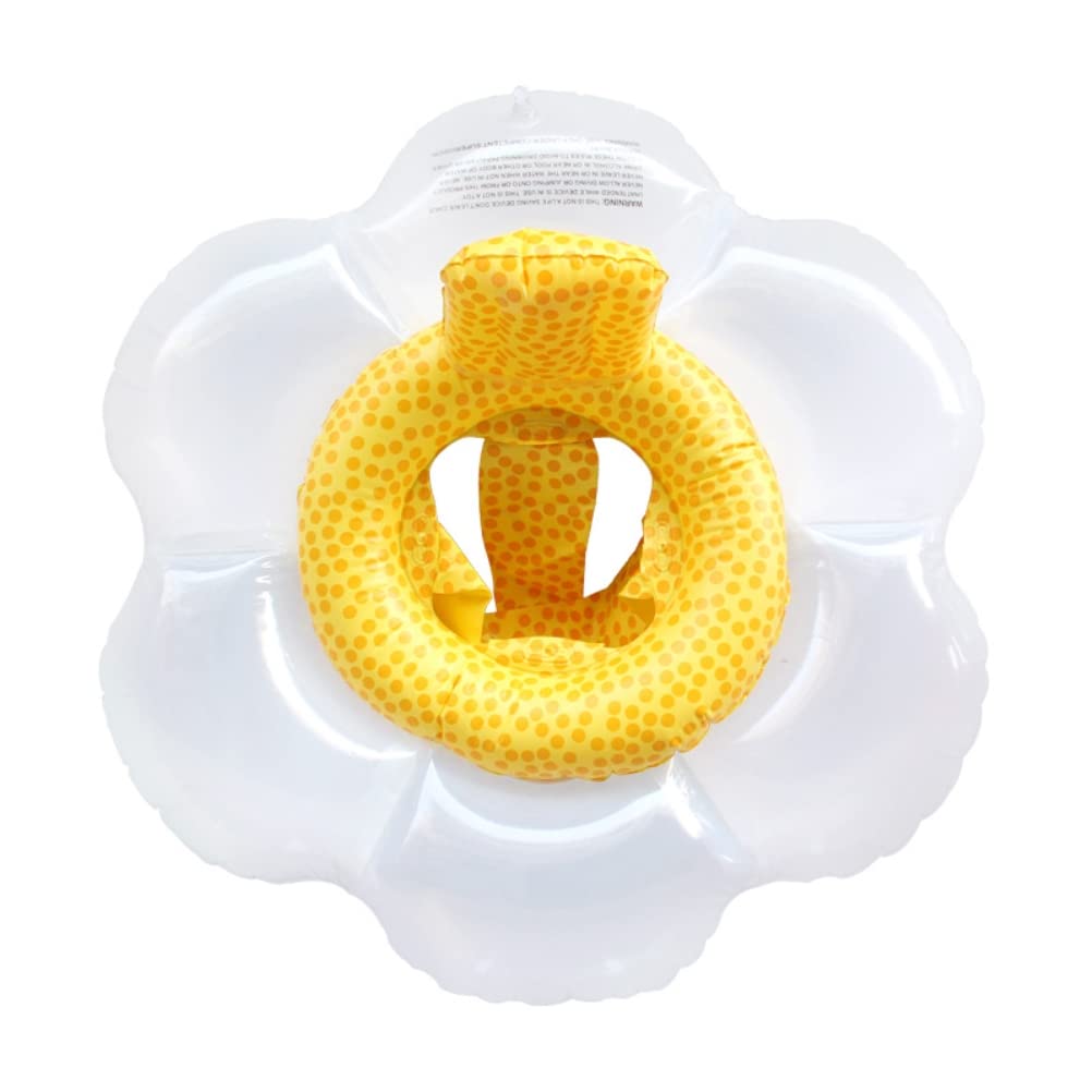 Stylebest Flotador de Anillo de natación para bebé, Anillo de natación de Flor de Sol para bebé, Anillo Flotante Inflable para niños, Accesorios para Piscina, Juguete para bebés de 6 a 48 Meses