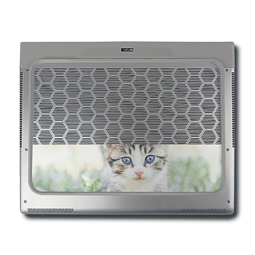 Image of MightySkins Glossy Glitter Skin Compatible with Alienware X16 R1 (2023) Full Wrap Kit - Blue Eyed Kitten | Protective, Durable High-Gloss Glitter Finish | Easy to Apply | Made in The USA