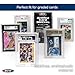 BCW Resealable Graded Card Sleeves - 100 Pack | Clear Polypropylene Protection for PSA, Beckett & More | Acid-Free, Archival Quality | Fits Trading, Sports and Collectible Cards