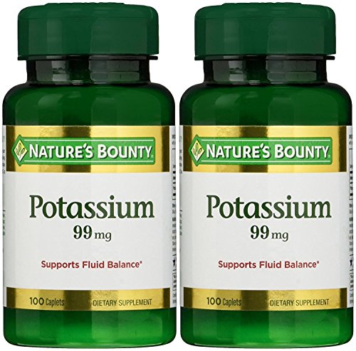 Nature's Bounty Potassium Gluconate 99 mg Caps, 100 ct, 2 pk Nature's Bounty Potassium Gluconate 99 mg Caps, 100 ct, 2 pk