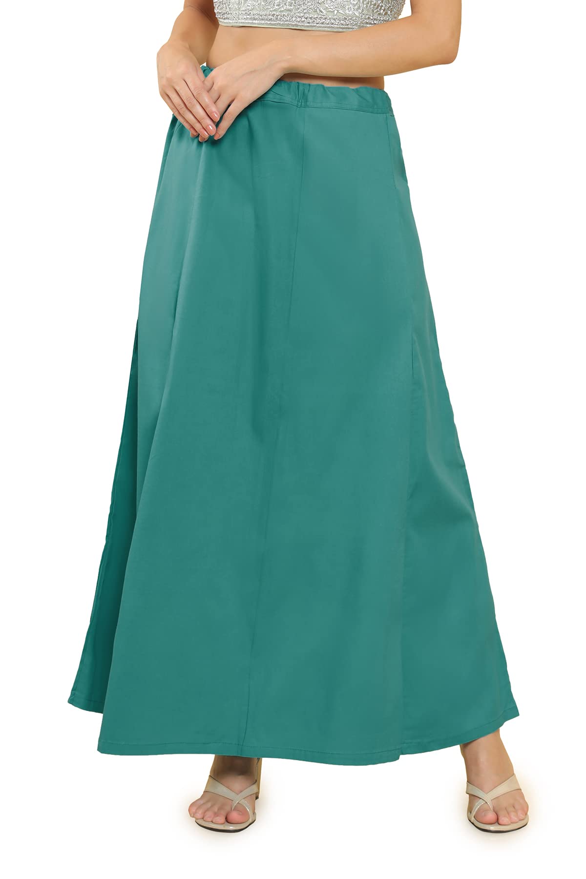 soch Turquoise Cotton Blend Petticoat-picture-42