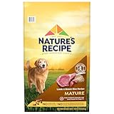 Nature’s Recipe Mature Lamb & Brown Rice Recipe Dry Dog Food, 24 lb. Bag
