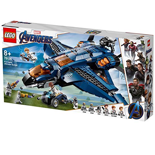 LEGO Super Heroes - Quinjet Definitivo de los Vengadores, Avión de Combate para Recrear las Aventuras de los Avengers (76126) por 79,28€