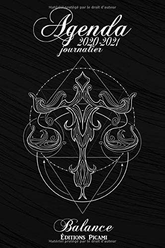 Télécharger Agenda Scolaire 2020 2021 Journalier: Agenda Scolaire Thème Horoscope signe de la Balance | Format PDF