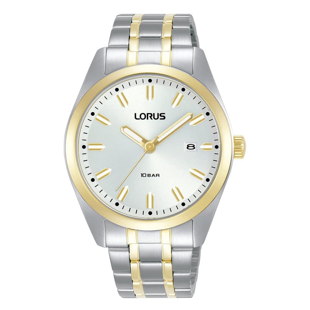 Lorus Gents Two Tone Bracelet Watch RH978PX9 RRP £79.99