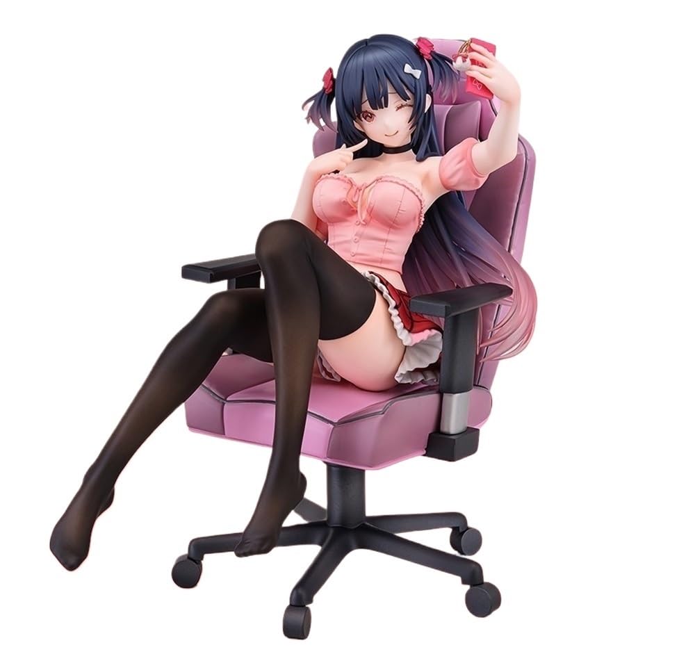 Figurka anime TYdfhSHRi figurka krzesło dziewczyna malowana postać tryb anime kolekcjonerzy przedmiot 22 cm