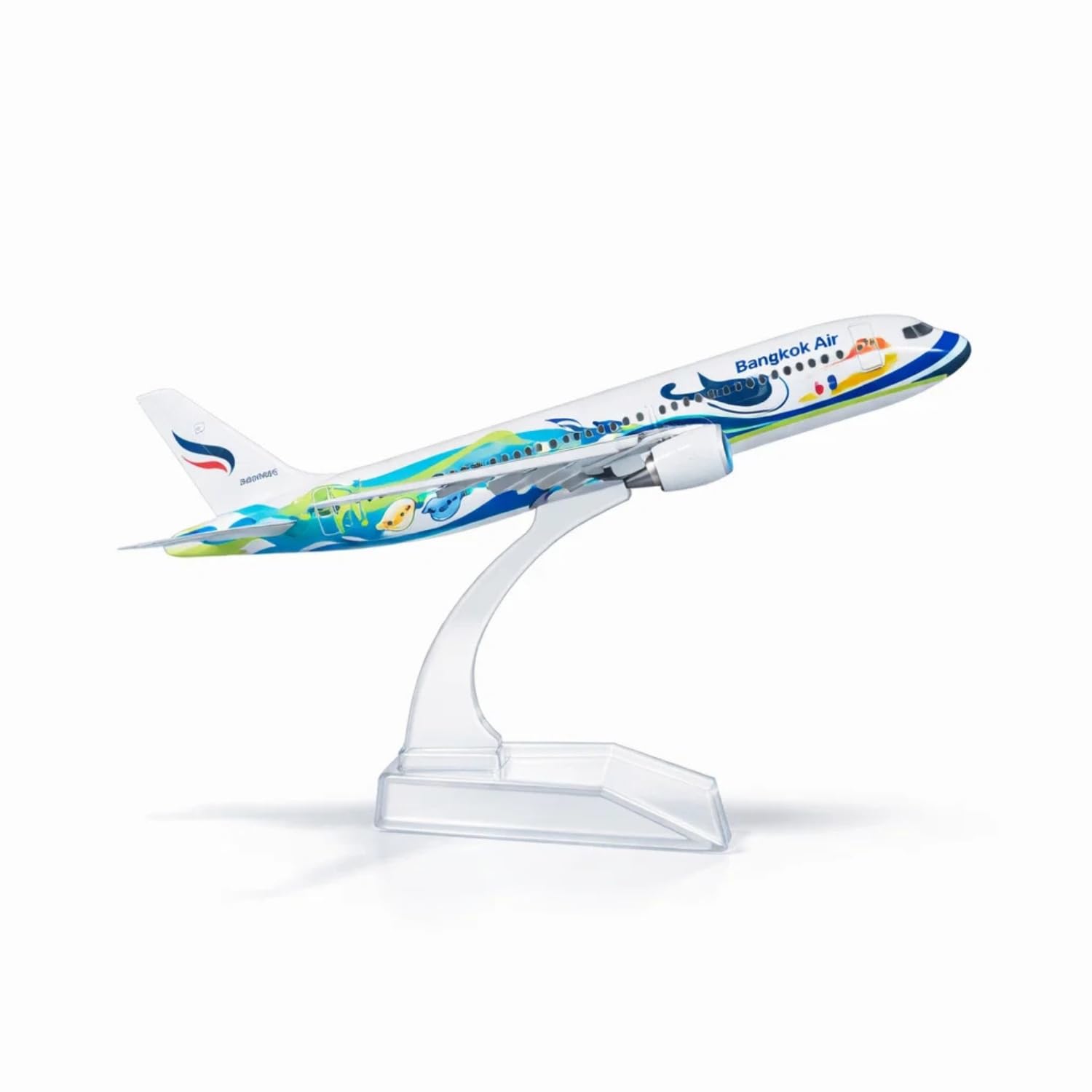 Bangkok Air 1:450 航空機モデル 本体 Allinoor Bangkok Airways 16cm 1:300 A320 Metal Aircraft Model