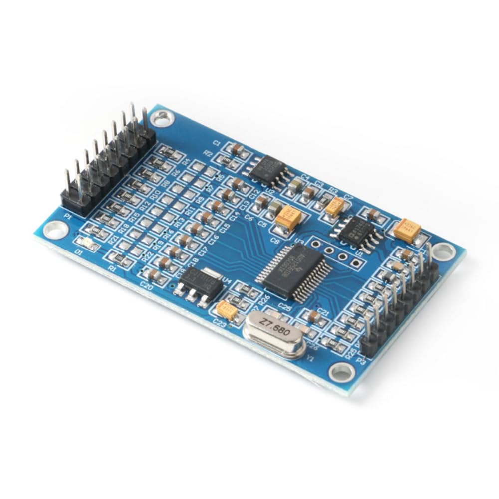 DollaTek Modulo ADC ADS1256 a 24 Bit 8 canali ADC ad Alta precisione per acquisizione Dati acquisizione Dati