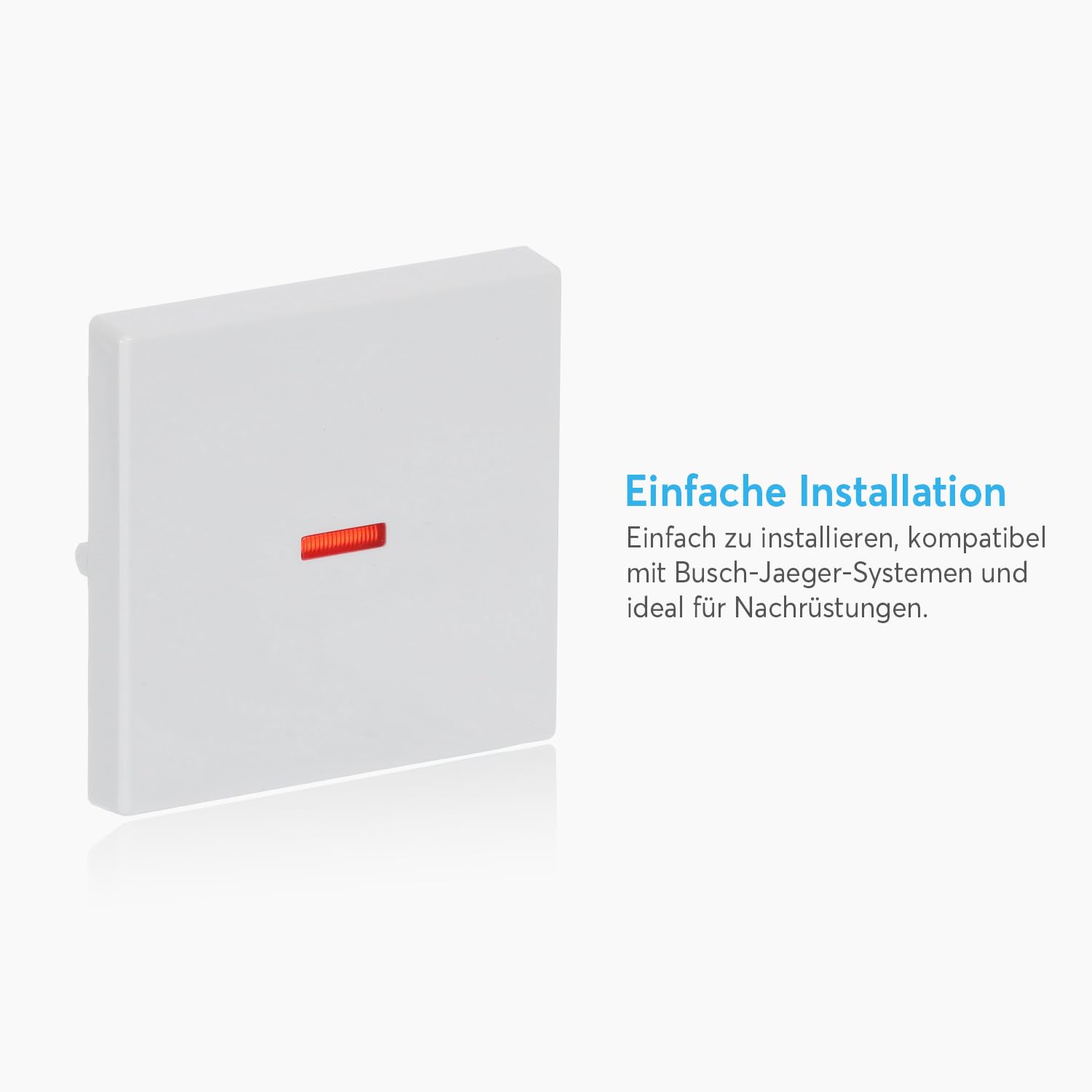 Busch-Jaeger 1789-21 Plaque De Recouvrement, Interrupteur