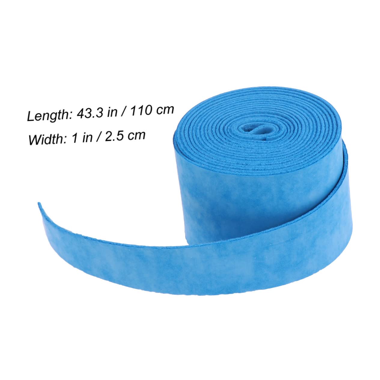 GALPADA 10Pcs Blue Perforated Overgrip Sweat Band for Tennis Badminton Squash Racket Moisture Absorbent PU Material for Active Players and Easy to Install