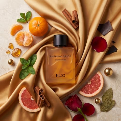Image of Evening Spice Unisex Eau de Parfum 100ml | Long-Lasting Luxury Perfume for Men & Women | Notes of Mandarin, Grapefruit and Patchouli