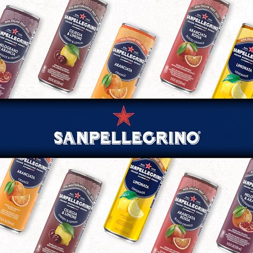 Image of Sanpellegrino Italian Sparkling Drink Ciliegia and Limone, Sparkling Cherry and Lemon Beverage, 24 Pack