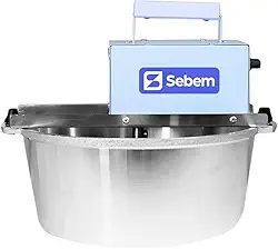 Panela De Mexer Doces Misturadora para Brigadeiro Docinhos Recheios Profissional Automática Cozinha 10 Litros Azul Bivolt Sebem