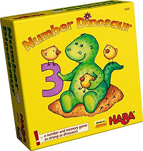 Juego de mesa Number Dinosaur de Haba miniatura 1