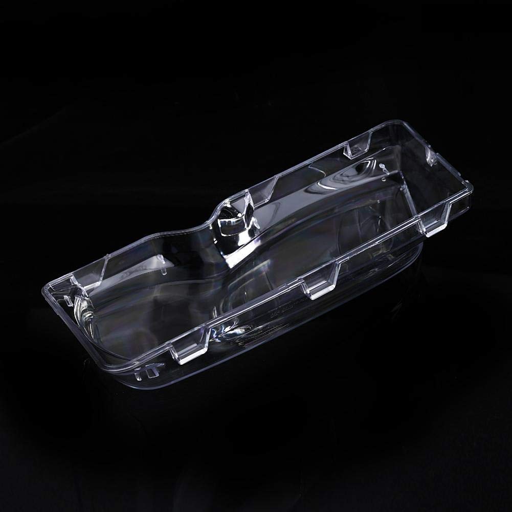 Qiilu Lente per Faro, 2 Pezzi Copriobiettivo Trasparente per Faro Auto per Serie 3 E46 01-05 Facelift 63126924043 63126924044