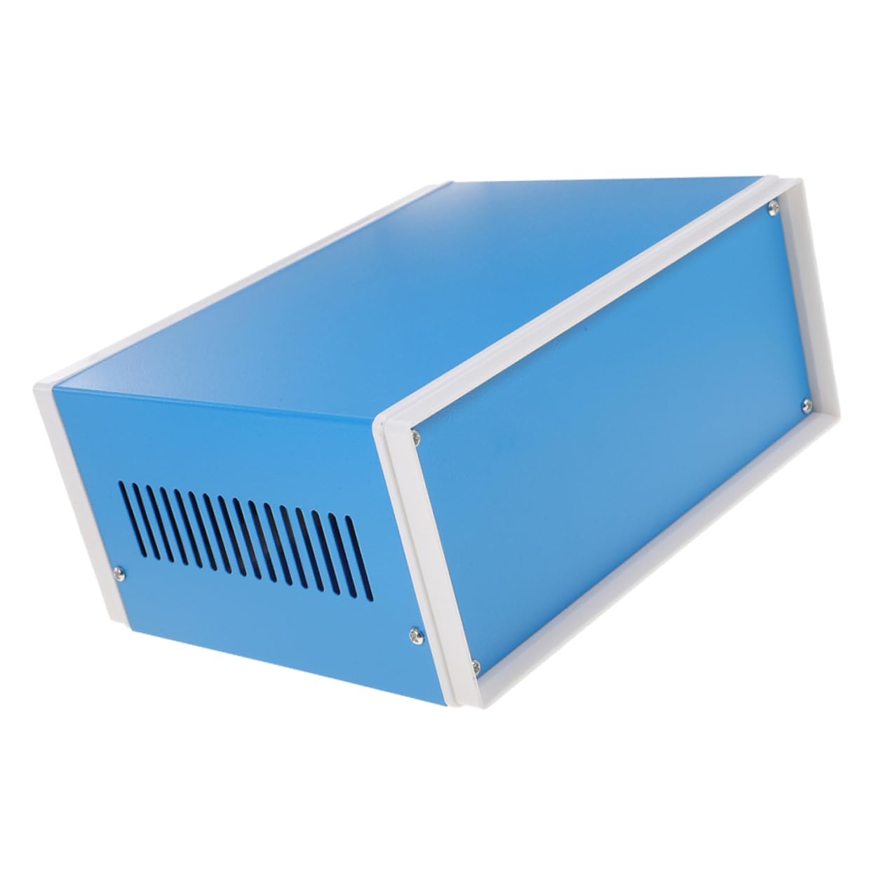 DOITOOL Boîtier Métallique Boîtes de Jonction Bleues pour Projets Électroniques Facile à Poser et Soulever Protection en Direct Adaptées aux Petits Terminaux et Stations de Métro