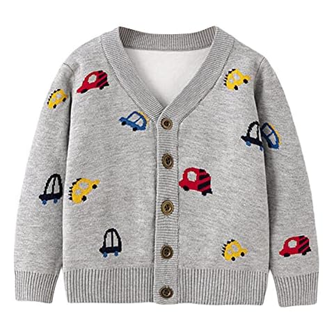 BOBORA Kids Long Sleeve Knitted Cardigan Cover