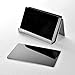 Maxdot 2 Pack Stainless Steel Business Cards Holders Desktop Credit Name Card Display Organizer for Business Mental Name Case Rack for Office Home Daily Use(Silver)