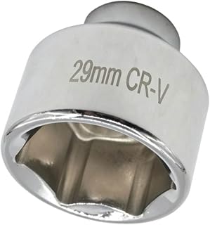 29 mm フィルターソケット合金鋼カップツール、3 / 8 インチ正方形 | 取り付け、オイル交換、ガレージのメンテナンス